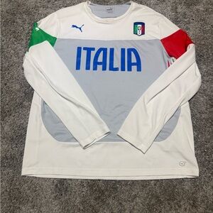 Puma Italy National Team Long Sleeve Jersey
